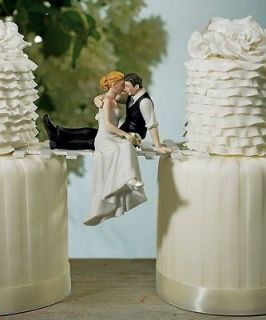   of Love Bride & Groom/Couple in Romantic Embrace Wedding Cake Topper