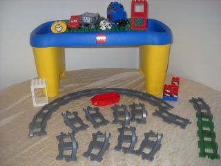 Lego Duplo Portable Table Building Storage Thomas the Train Track Car 