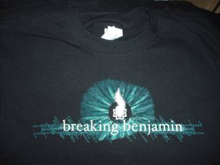 BREAKING BENJAMIN flame 2006 Tour T Shirt **NEW tour concert band 