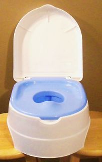   Baby Potty Chair SUMMER Toilet TrainingSeat blue and white plastic