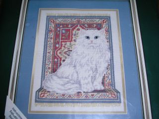  Persian Princess cat NIP needlepoint kit 9 x 12 JCA kit #06387