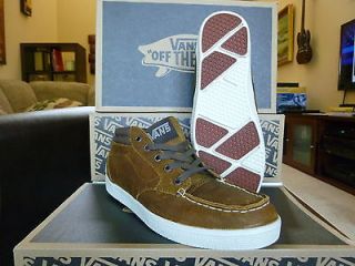 Vans Thurso SF US 9 EU 42 Brown Leather On 106 Hi Raglan AV E Surf Era 