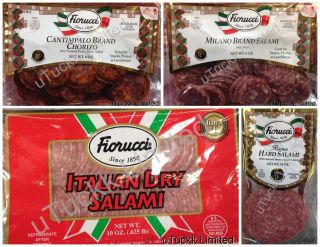Fiorucci Salame Chorizo Sliced Italys #1 * Fast Free Ship Arrive in 