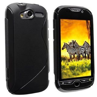 Silicone TPU Case Cover for T Mobile HTC MyTouch 4G Solid Black S 