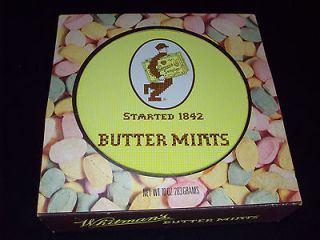 Vintage Whitmans Candy Tin Butter Mints Tin with Original Sleeve 