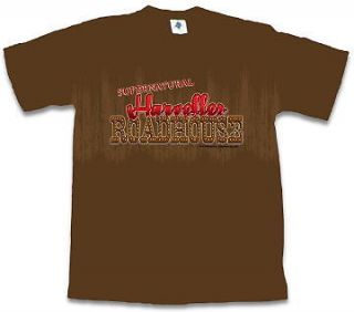Supernatural TV Series Harvelles Roadhouse Logo T Shirt Size Large NEW 