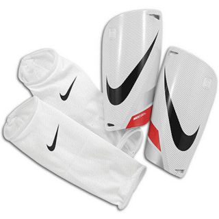 Nike Mercurial Lite 2012 Shin Guard Slip Shield White/Red/Silver Brand 