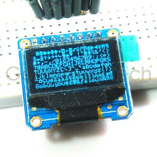 SPI 0.96 128X64 Blue OLED Display Module AVR PIC Arduino Compatible
