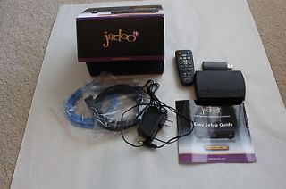   HD BOX WITH REMOTE CONTROL,HDMI CABLE, A/C ADAPTER AND ETHERNET CORD