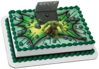 AVENGERS INCREDIBLE HULK CAKE TOPPER Decoration Kit