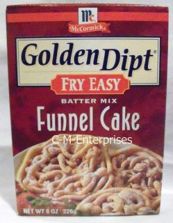 McCormick Golden Dipt Funnel Cake Batter Mix 8 oz
