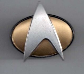 Star Trek Next Generation Communicator Pin for Uniforms  Plastic  NEW