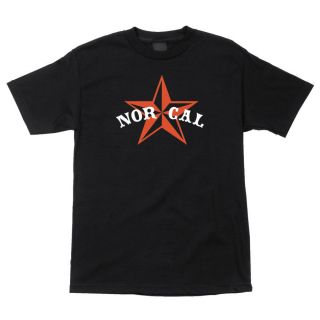 Nor Cal Nautical 2 Regular T Shirt Black/Orange