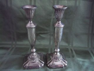 silverplate candlesticks in Candlesticks & Candelabra