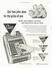 Vintage Clary adding machine calculator