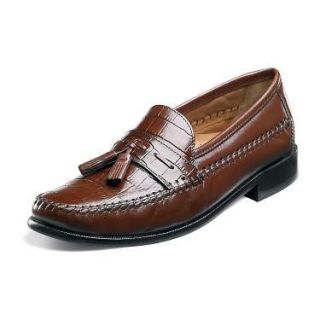Florsheim PISA Mens Cognac Leather Slip On Dress Shoes B 3E 18469 03