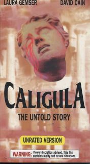 Caligula The Untold Story NEW VHS Laura Gemser David Cain Oliver Finch 