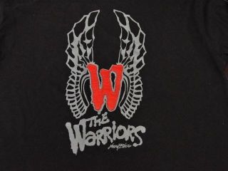 Johnny Blaze The Warrirors Movie/Film Logo Print RARE Black Longsleeve 