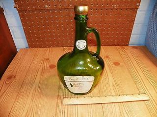 Vintage INGLENOOK Green Glass Wine Bottle