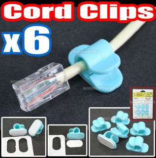 adhesive cable clips