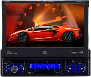   CAR AUDIO 7 TOUCH DVD/IPOD/CD/MP​3 USB PLAYER RECEIVER AM FM RADIO