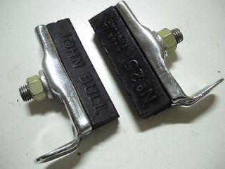 Vintage Bicycle Raleigh Phillips Cable Rod Brake Pads pair rear w 