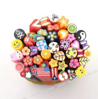 44 Mix Charm Fimo Polymer Clay Cane Fit Nail Art 250045