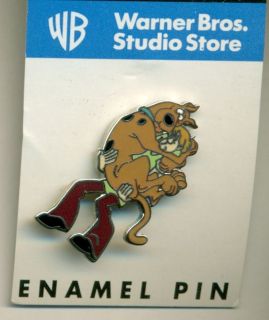 Scooby Doo scared Shaggy pin hat lapel enameled Hanna Barbera new on 