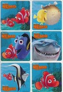18 FINDING NEMO Stickers Scrapbook Favors   FREE SHIP