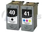 2pk Ink Cartridges PG 40 / CL 41 for Canon PIXMA MX310 Printer (1 