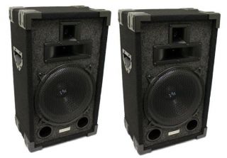 VM Audio VAS310P 1200 Watt 3 Way 10 DJ Passive Loud Speaker System 