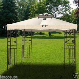 New 10 x 10 Replacement Canopy Top Patio Gazebo Cover