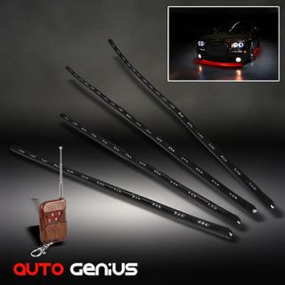 UNDERBODY CAR NEON LED BAR TUBE LIGHT GLOW SYSTEM 7 COLOR 4 STRIPS 