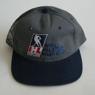   AEROS 1996 All Star Weekend IHL Rare Vintage Snapback Caps Hats GRAY