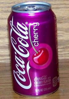 2011 USA Coca Cola CHERRY COKE 12 Oz 355 ml EMPTY ALUMINUM SODA CAN