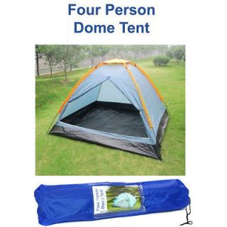 Premier 4 Person Dome Camping Tent Fiberglass Pole Frame w/Bag Fishing 