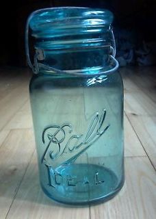 vintage canning glass jar