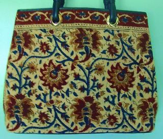 New Clever Carriage Needlepoint Extra Large Tote Bag