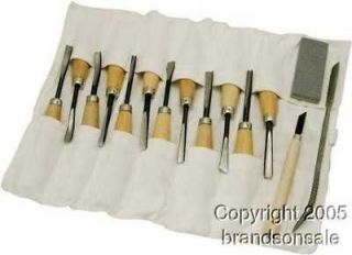 15 PC WOODCARVERS TOOL KIT SET FOR WOOD CARVING CARVER CHISEL GOUGE 