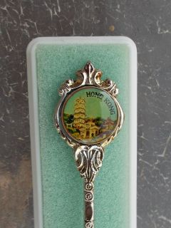 Silverplated Souvenir Spoon HONG KONG by Stuart The Collectors Spoon