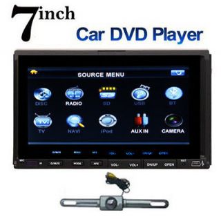 Double 2 Din 7HD Car DVD CD  Player Touch Screen In Dash Stereo 