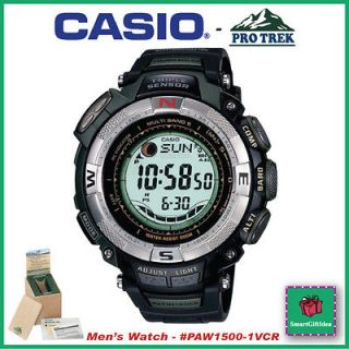 Casio Pro Trek Pathfinder Mens Watch_Atomic_Digi Compass_Solar Power 