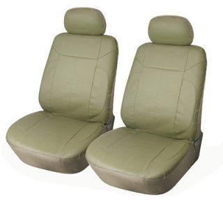 Front Car Seat Covers Compatible With Honda 153 Tan (Fits Honda 