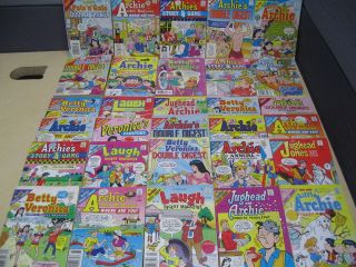 30 ARCHIES DIGEST Cartoon Comic Books Double Magazines Great 