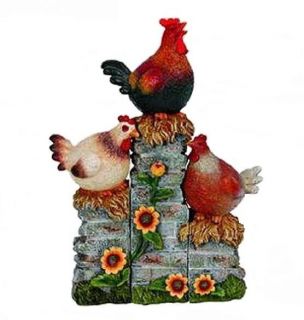 Puzzle Creations Three Chickens Hen Rooster Sunflowers CLEARANCE SALE