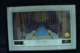 STAR WARS REBEL CEREMONY   LIMITED ED. RALPH McQUARRIE LITHOGRAPH 