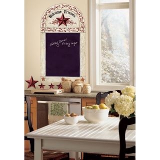 New COUNTRY STARS & BERRIES CHALKBOARD WALL STICKERS Kitchen Decals 