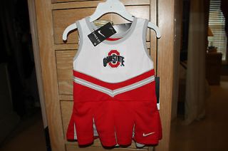 Ohio state cheer uniform with bloomers.12 and 18 mos.