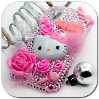Hello Kitty Bling Crystal Hard Skin Case Back Cover For T mobile HTC 