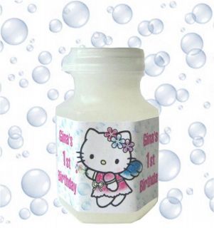 Hello Kitty Mini BUBBLE Bottle Wrappers Labels Birthday Party Shower 